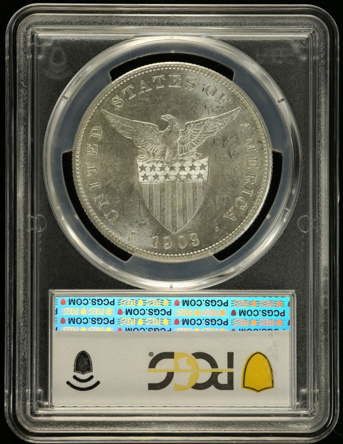 Philippines Peso 1903 S PCGS MS61 0151611Philippines Peso 1903 S PCGS MS61 0151611 - Image 2