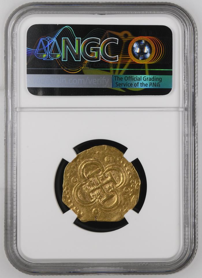 Spain 2 Escudos (1566-87) Seville D NGC AU55 0151635Spain 2 Escudos (1566-87) Seville D NGC AU55 0151635 - Image 2