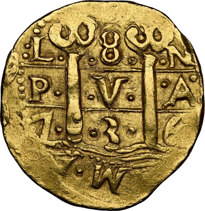 Peru 8 Escudos 1736 Lima N NGC AU55 0151638Peru 8 Escudos 1736 Lima N NGC AU55 0151638 - Image 3