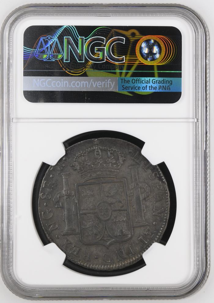 Guatemala 8 Reales 1821 Ng M NGC MS63 0151646Guatemala 8 Reales 1821 Ng M NGC MS63 0151646 - Image 2