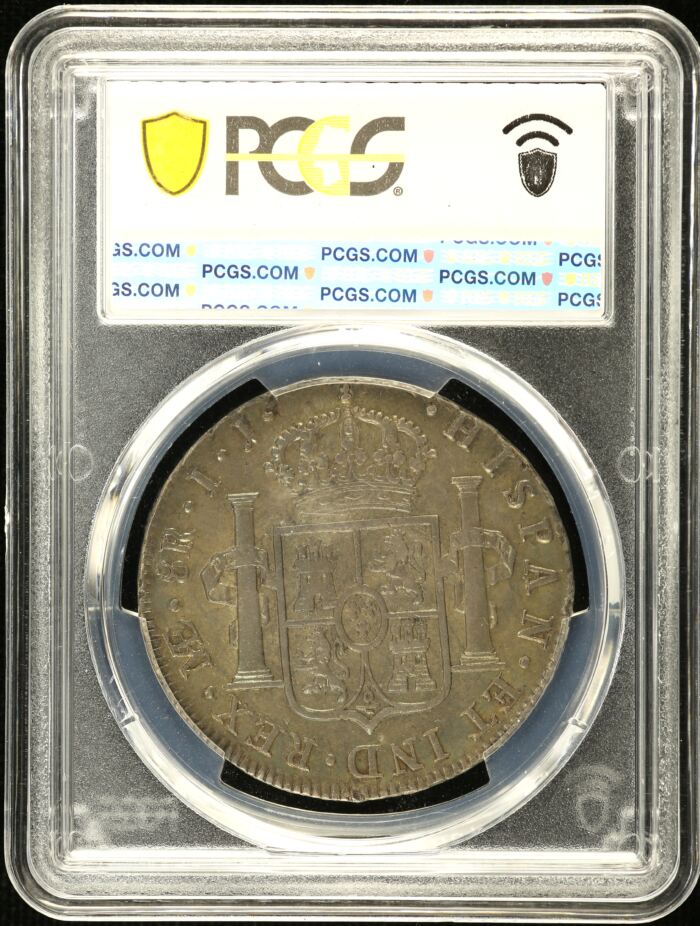 Peru 8 Reales 1800 Lima JJ Calico-918 PCGS AU58 0151651Peru 8 Reales 1800 Lima JJ Calico-918 PCGS AU58 0151651 - Image 2