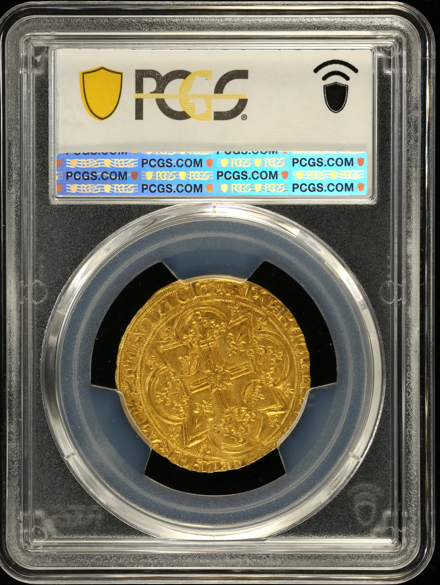 Europe France World Coins France Franc a pied (1364-80) PCGS MS62 Fr-284 0151700 France Franc a pied (1364-80) PCGS MS62 Fr-284 0151700France Franc a pied (1364-80) PCGS MS62 Fr-284 0151700 - Image 2