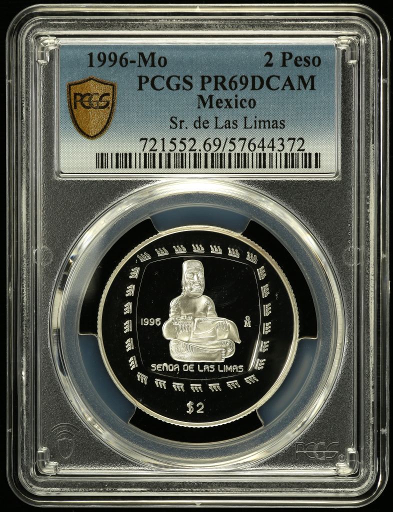 Modern Silver & Minors 2 Peso 1996 Mo PCGS PR69DCAM 0150509