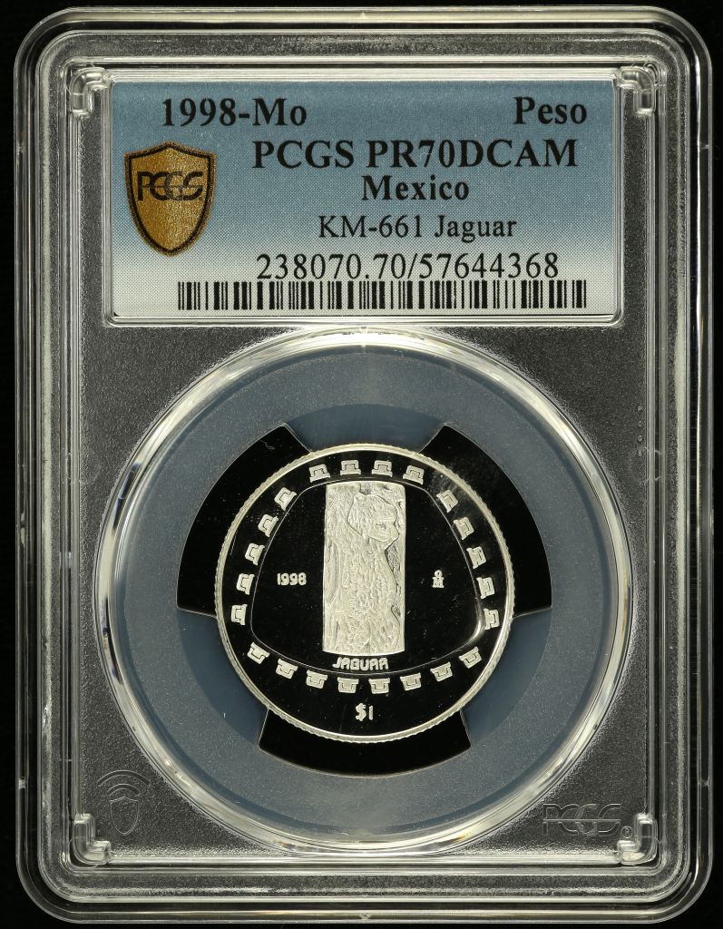 Modern Silver & Minors Peso 1998 Mo KM-661 PCGS PR70DCAM 0150510