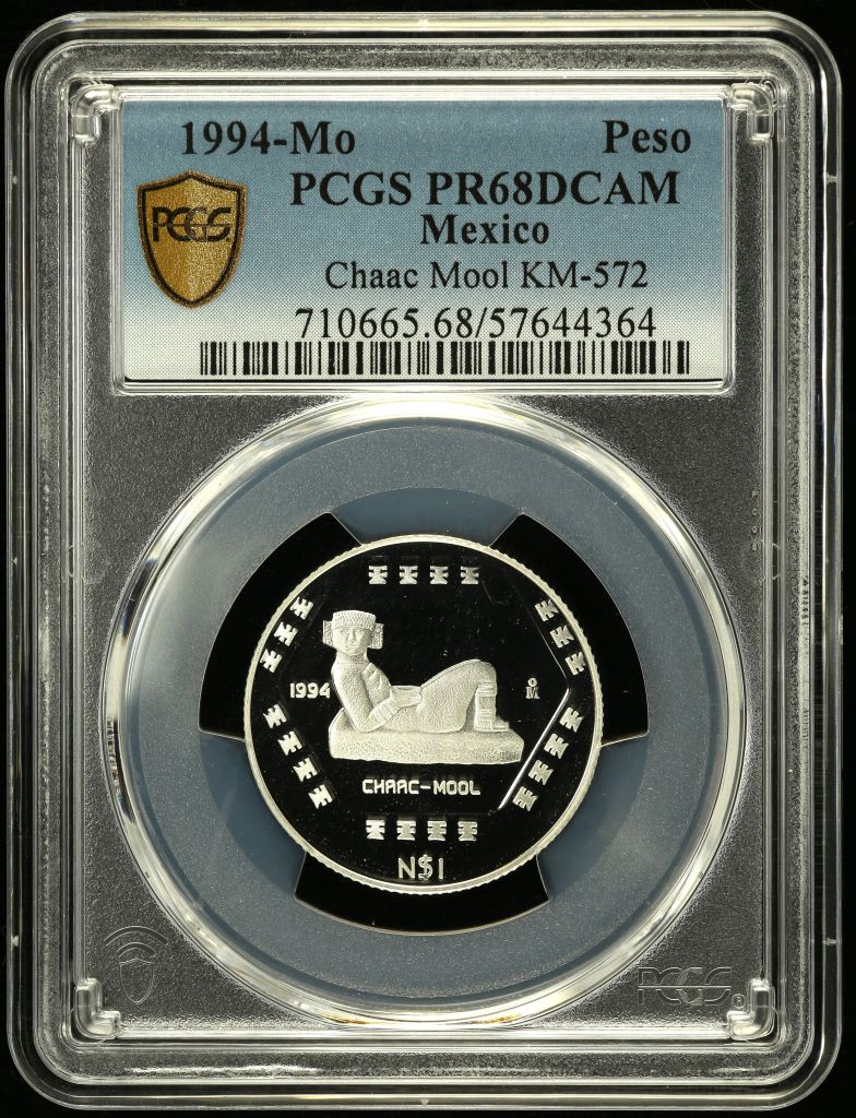 Modern Silver & Minors Peso 1994 Mo KM-572 PCGS PR68DCAM 0150512