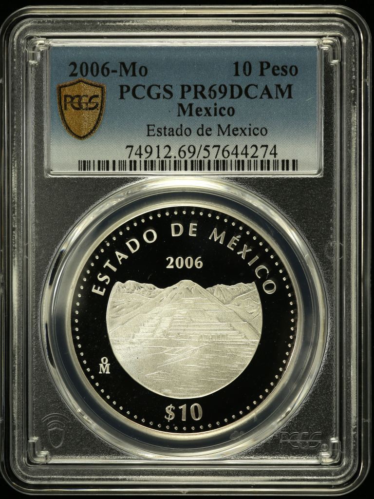 Modern Silver & Minors 10 Peso 2006 Mo PCGS PR69DCAM 0150524