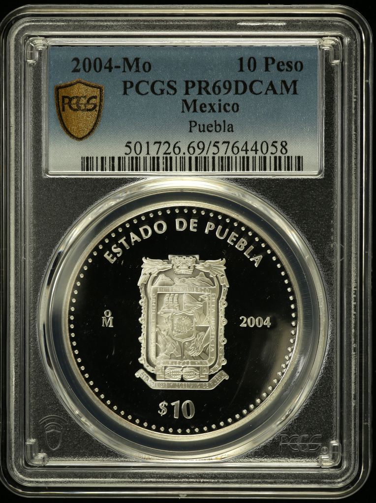 Modern Silver & Minors 10 Peso 2004 Mo PCGS PR69DCAM 0150530