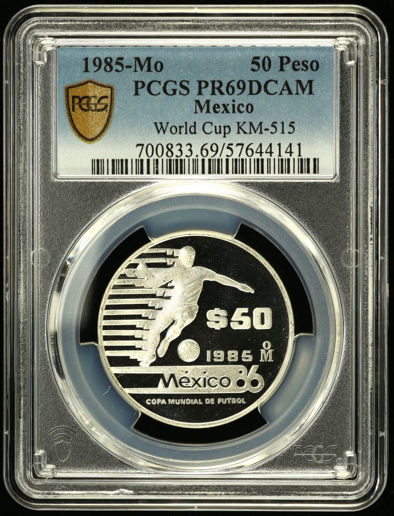 Modern Silver & Minors 50 Peso 1985 Mo PCGS PR69DCAM KM-515 0150532
