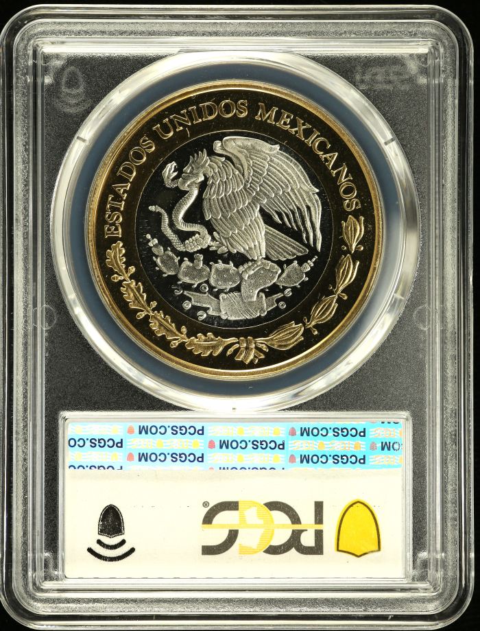 Modern Silver & Minors 100 Peso 2011 Mo PCGS PL69 0150537Modern Silver & Minors 100 Peso 2011 Mo PCGS PL69 0150537 - Image 2