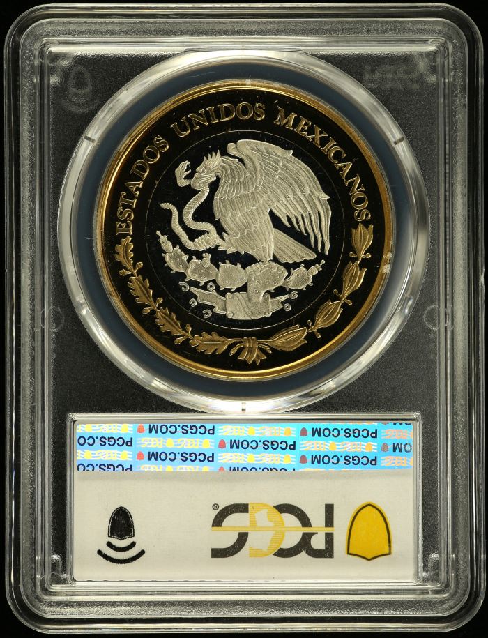 Modern Silver & Minors 100 Peso 2011 Mo PCGS PL69 0150538Modern Silver & Minors 100 Peso 2011 Mo PCGS PL69 0150538 - Image 2