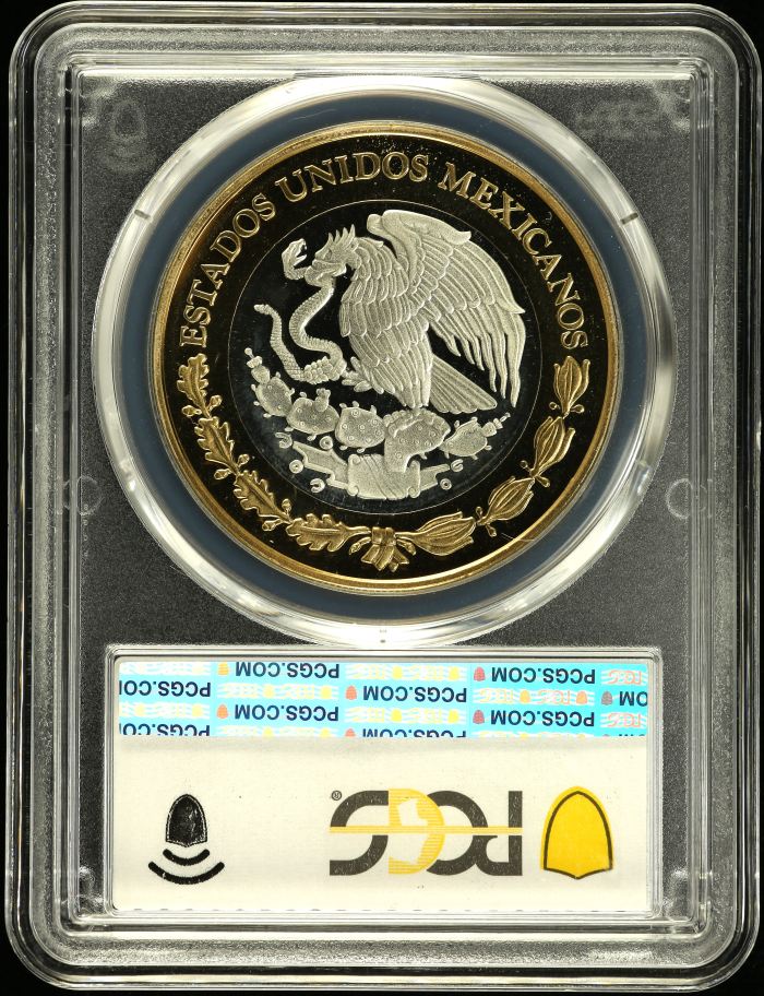 Modern Silver & Minors 100 Peso 2011 Mo PCGS PL69 0150539Modern Silver & Minors 100 Peso 2011 Mo PCGS PL69 0150539 - Image 2