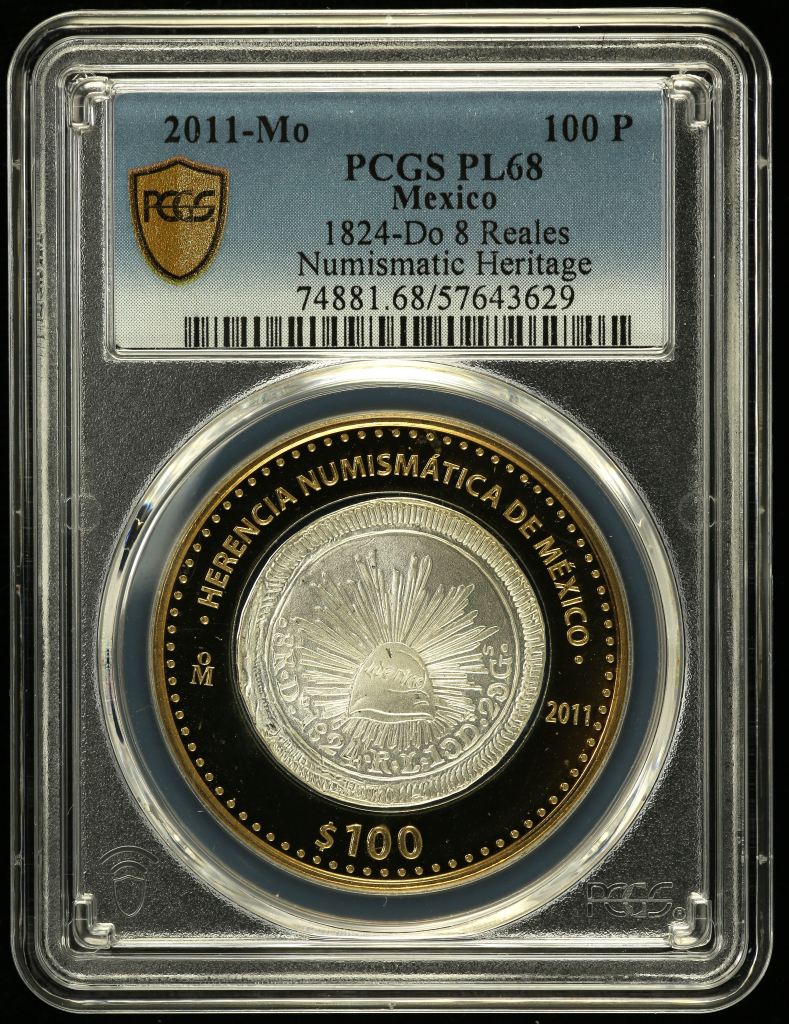 Modern Silver & Minors 100 Peso 2011 Mo PCGS PL68 0150550