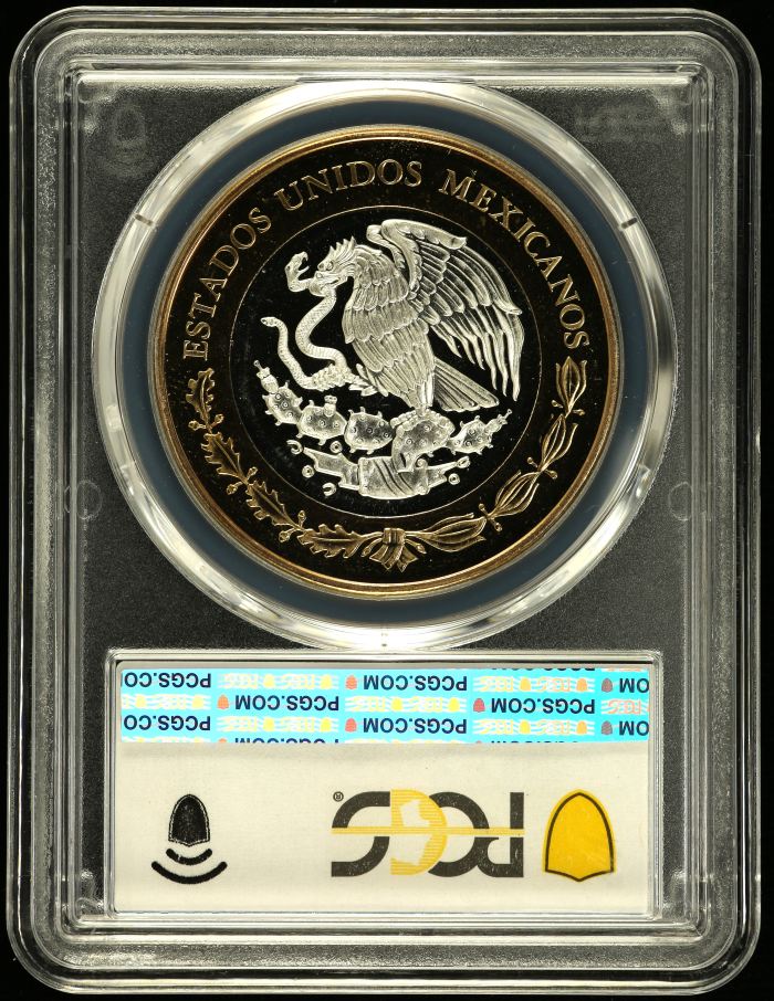 Modern Silver & Minors 100 Peso 2012 Mo PCGS PL68 0150551Modern Silver & Minors 100 Peso 2012 Mo PCGS PL68 0150551 - Image 2