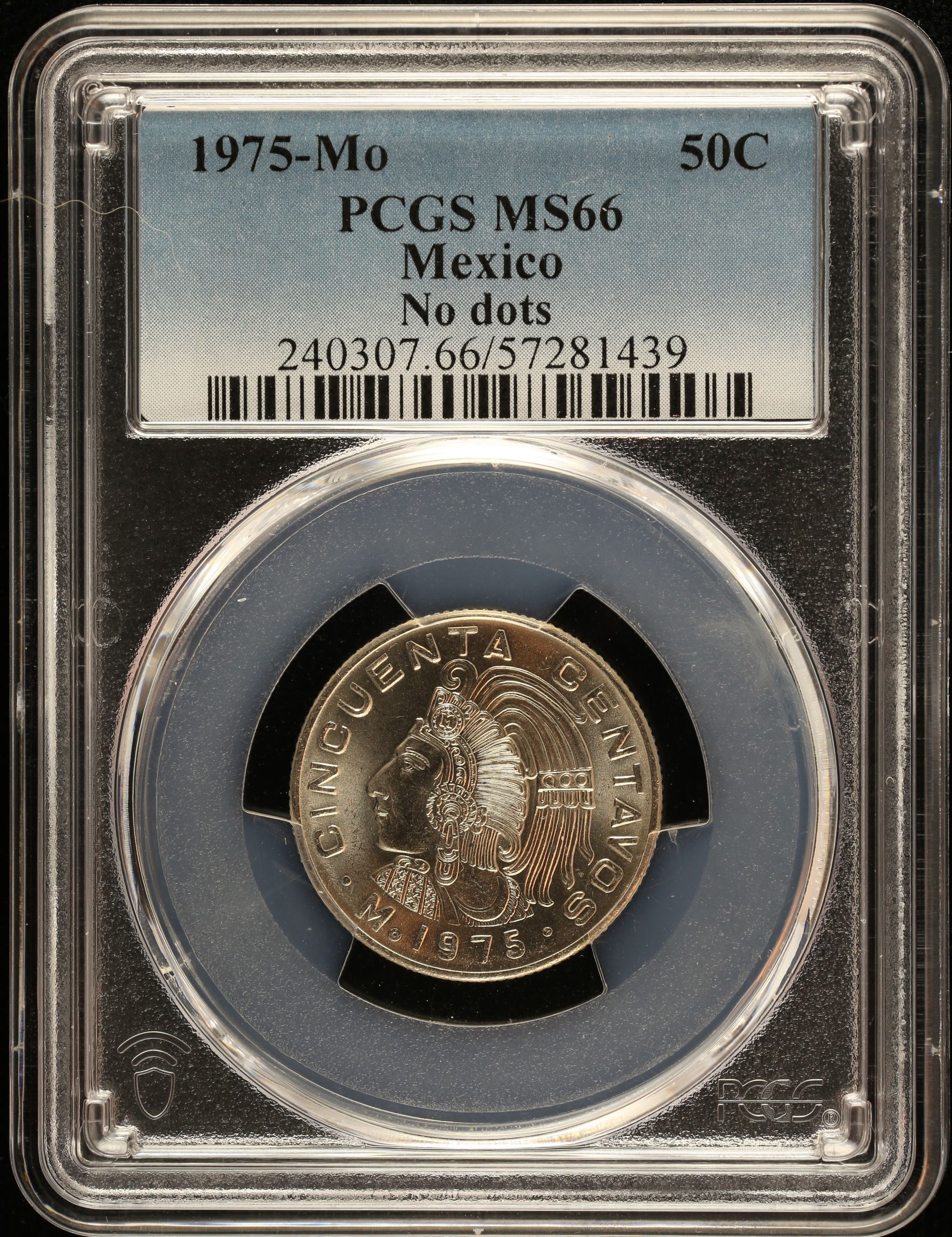 Modern Silver & Minors 50 Centavo 1975 Mo PCGS MS66 0151427