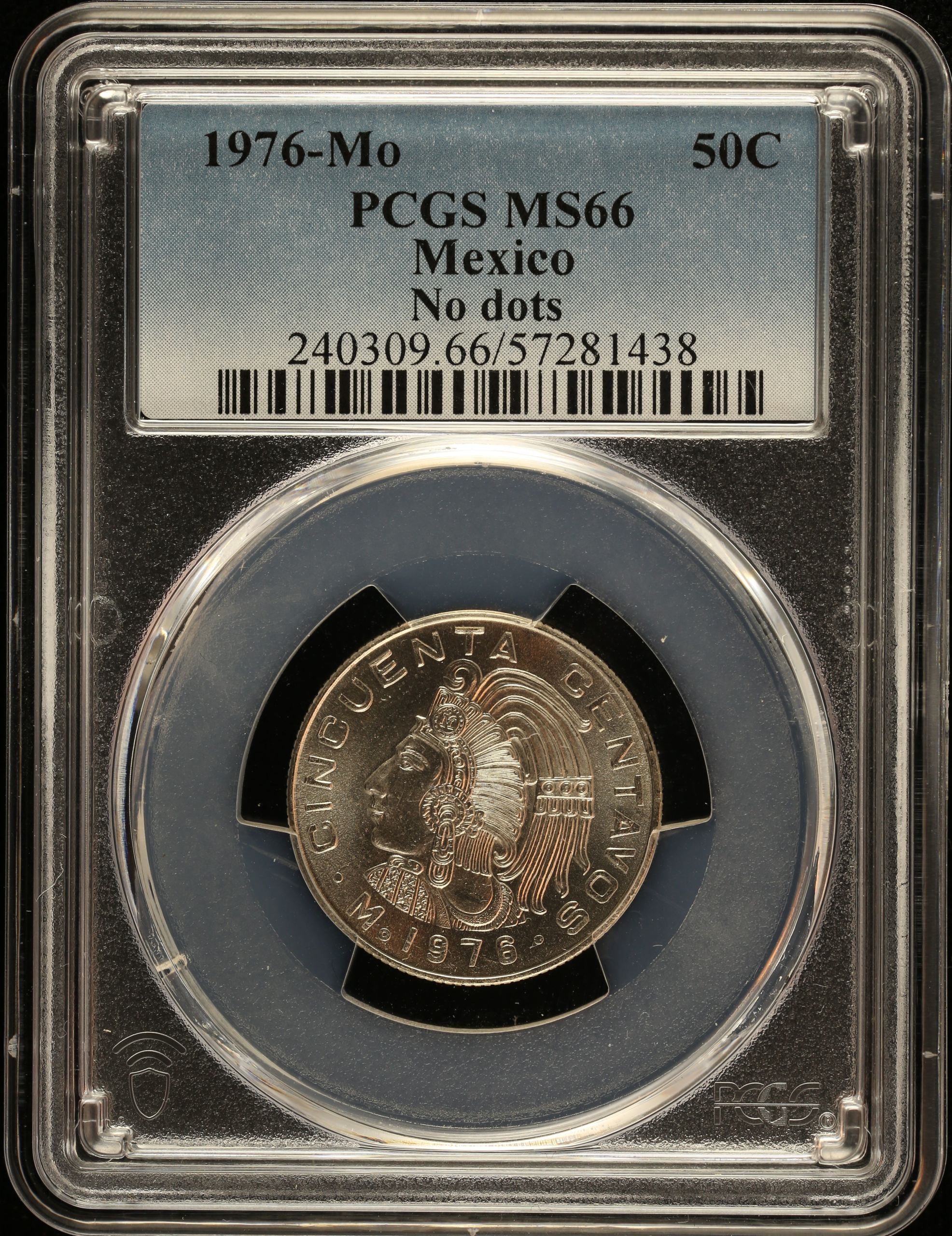 Modern Silver & Minors 50 Centavo 1976 Mo PCGS MS66 0151445