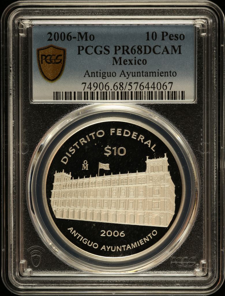 Modern Silver & Minors 10 Peso 2006 Mo PCGS PR68DCAM 0150558