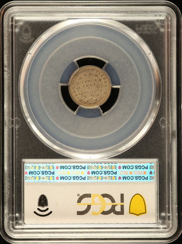 Bolivia 5 Centavo 1886 Pts FE PCGS MS62 0151178Bolivia 5 Centavo 1886 Pts FE PCGS MS62 0151178 - Image 2