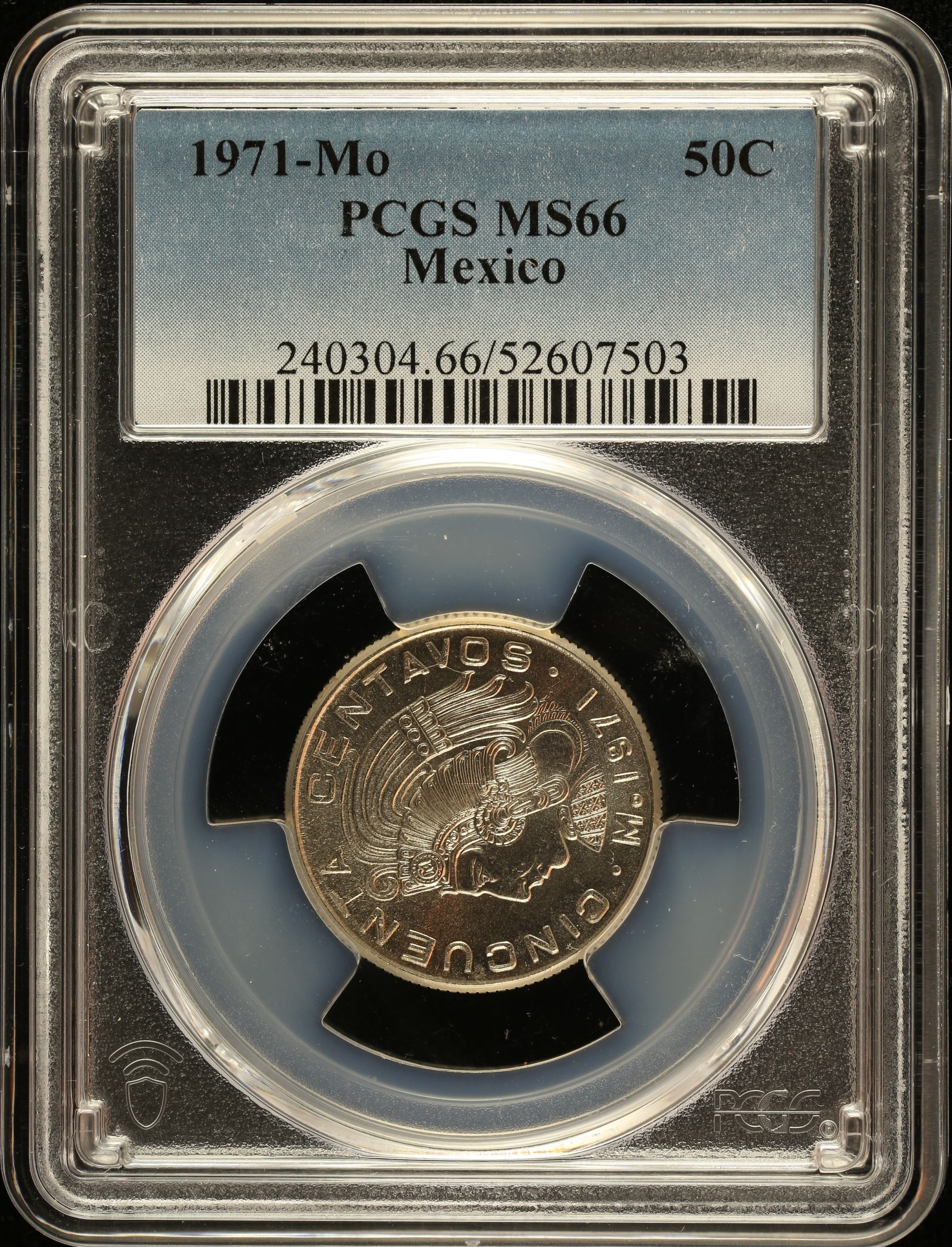 Modern Silver & Minors 50 Centavo 1971 Mo PCGS MS66 0151458