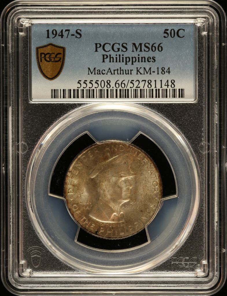 Philippines 50 Centavos 1947 S KM-184 PCGS MS66 0150212