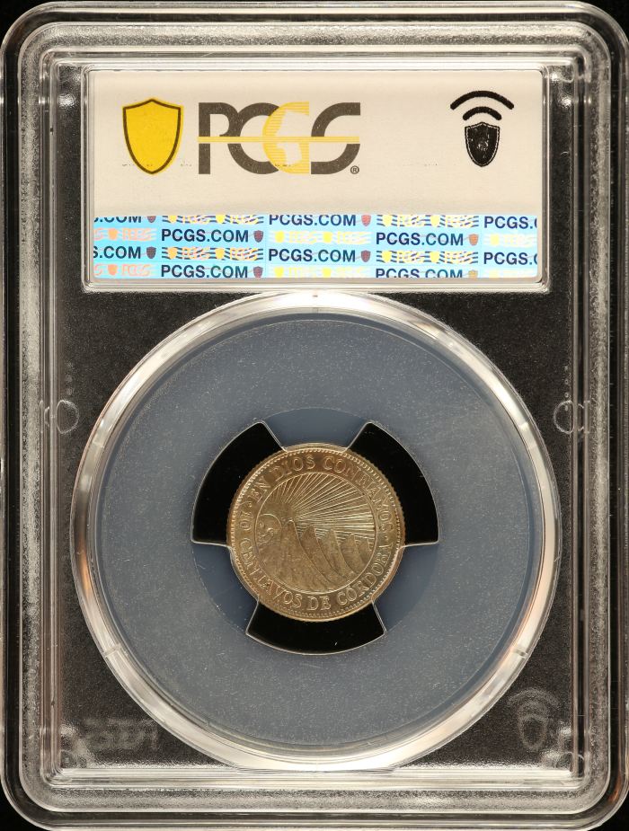 Nicaragua 10 Centavos 1928 PCGS MS63 0151113Nicaragua 10 Centavos 1928 PCGS MS63 0151113 - Image 2