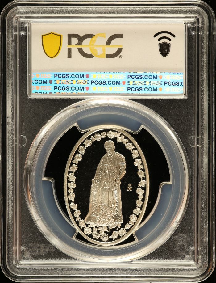 Medals & Tokens Our Lady of Guadalupe Silver Medal Mo PCGS MS68 0150770Medals & Tokens Our Lady of Guadalupe Silver Medal Mo PCGS MS68 0150770 - Image 2