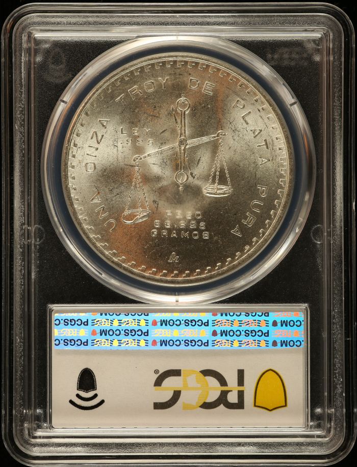 Modern Silver & Minors Onza 1980 Mo PCGS MS65 0150998Modern Silver & Minors Onza 1980 Mo PCGS MS65 0150998 - Image 2