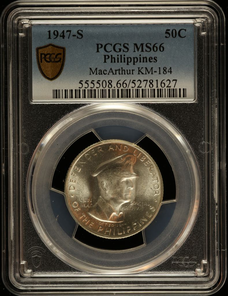Philippines 50 Centavos 1947 S KM-184 PCGS MS66 0150213