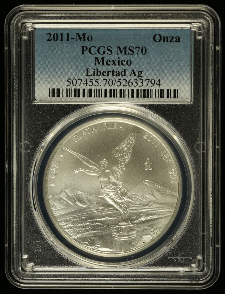Modern Silver & Minors Onza 2011 Mo PCGS MS70 0150007