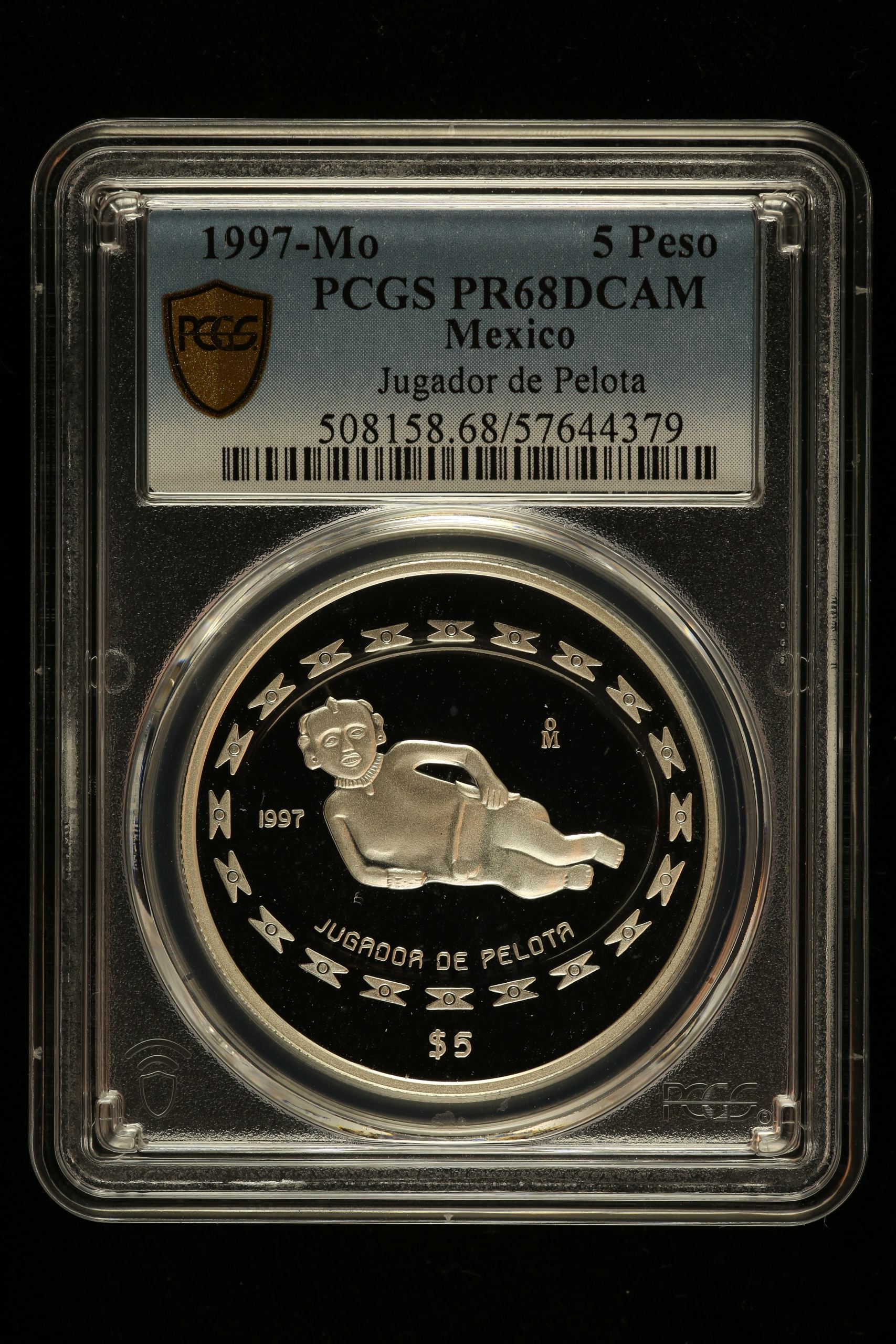 Modern Silver & Minors 5 Peso 1997 Mo PCGS PR68DCAM 0150459