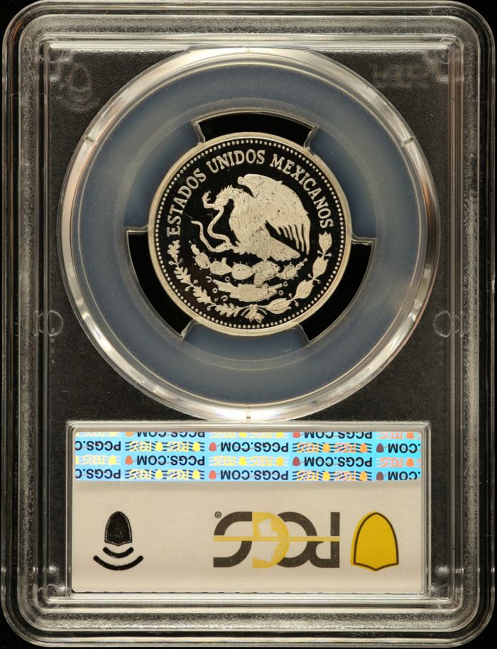 Modern Silver & Minors 25 Peso 1986 Mo KM-519 PCGS PR68DCAM 0150575Modern Silver & Minors 25 Peso 1986 Mo KM-519 PCGS PR68DCAM 0150575 - Image 2