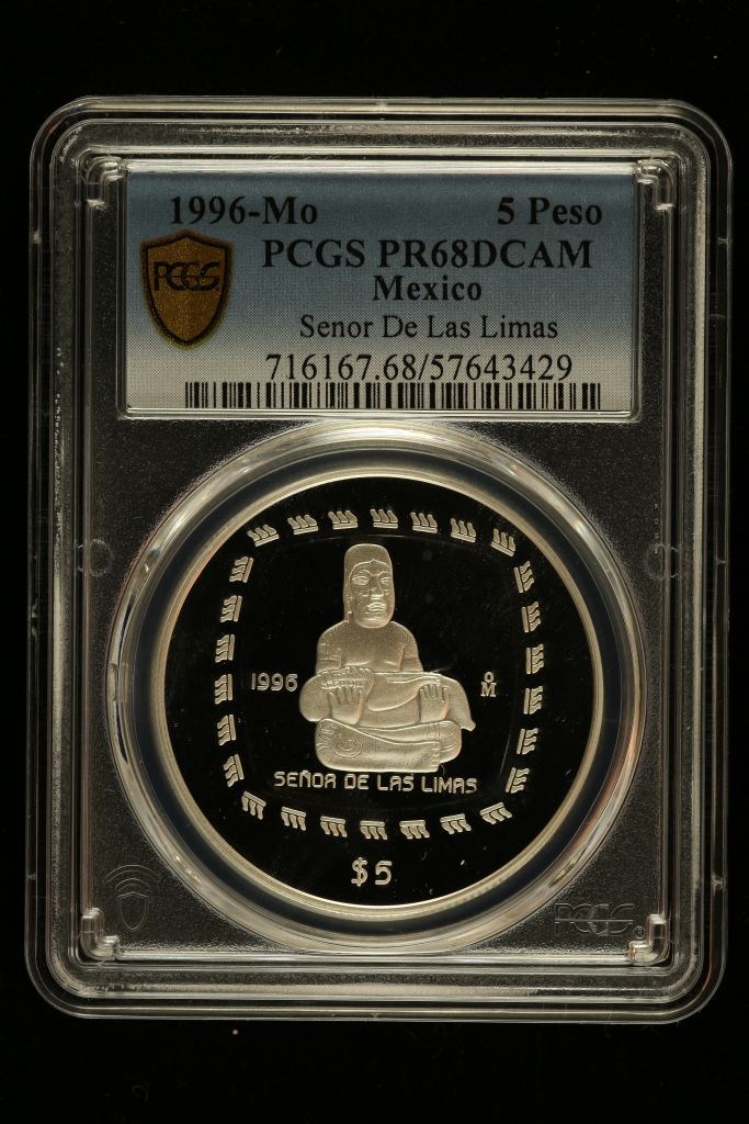 Modern Silver & Minors 5 Peso 1996 Mo PCGS PR68DCAM 0150461