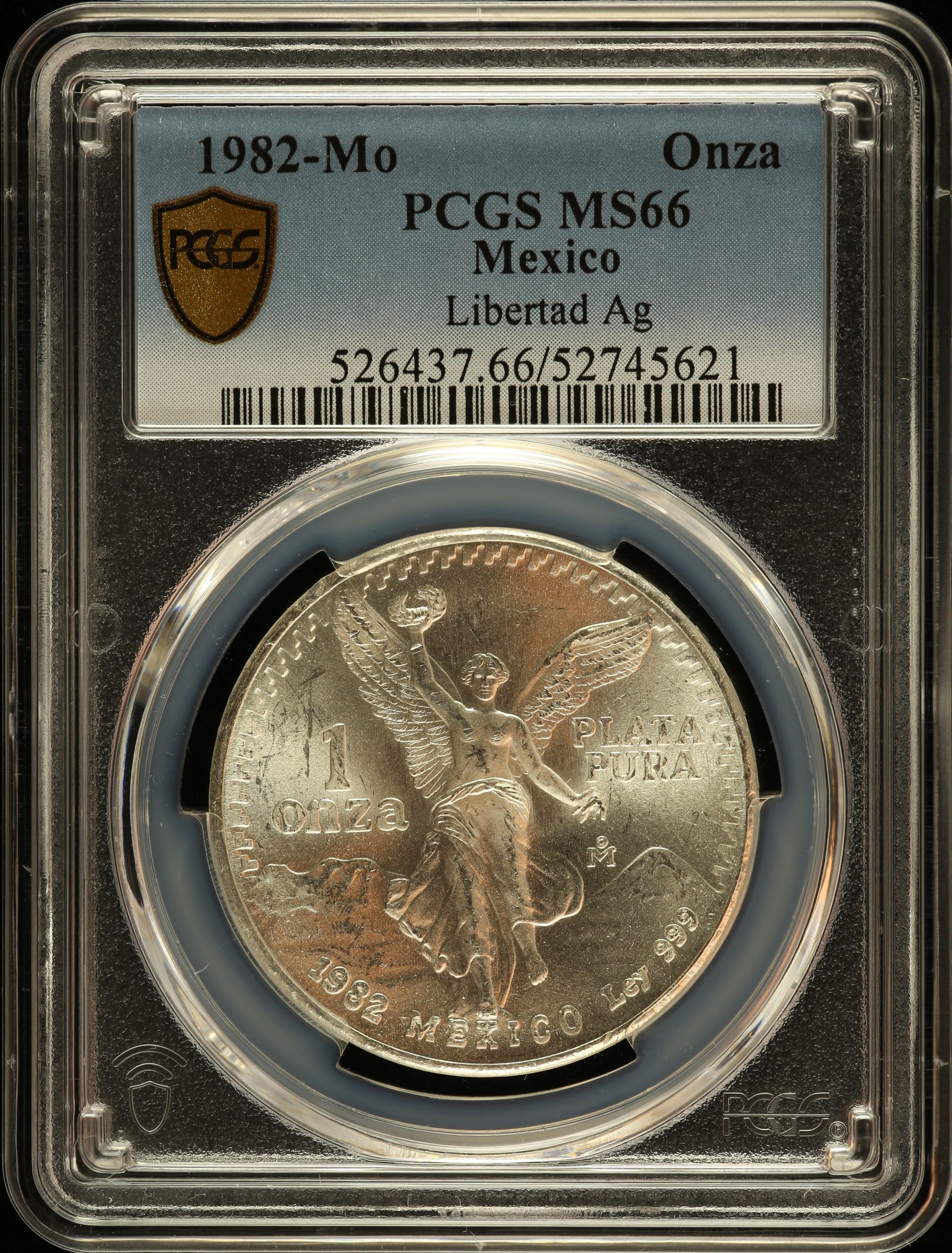 Modern Silver & Minors Onza 1982 Mo PCGS MS66 0149917