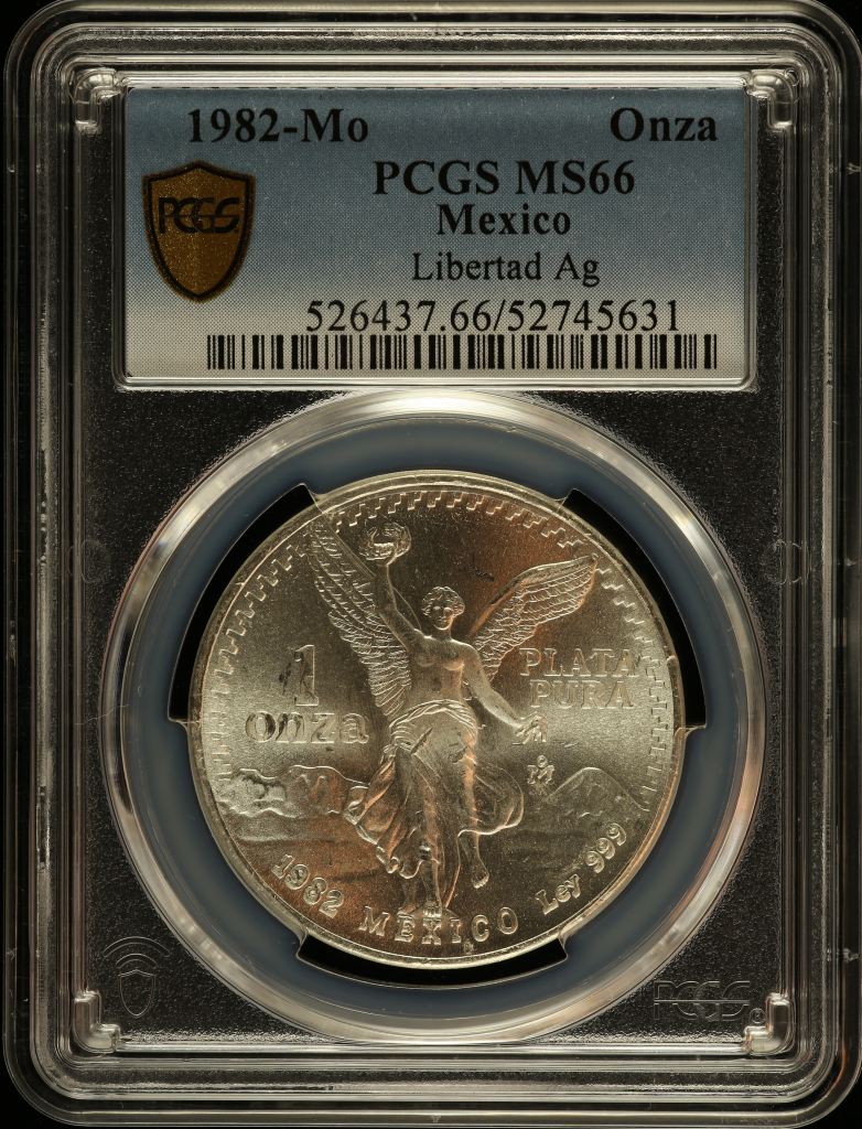 Modern Silver & Minors Onza 1982 Mo PCGS MS66 0149913