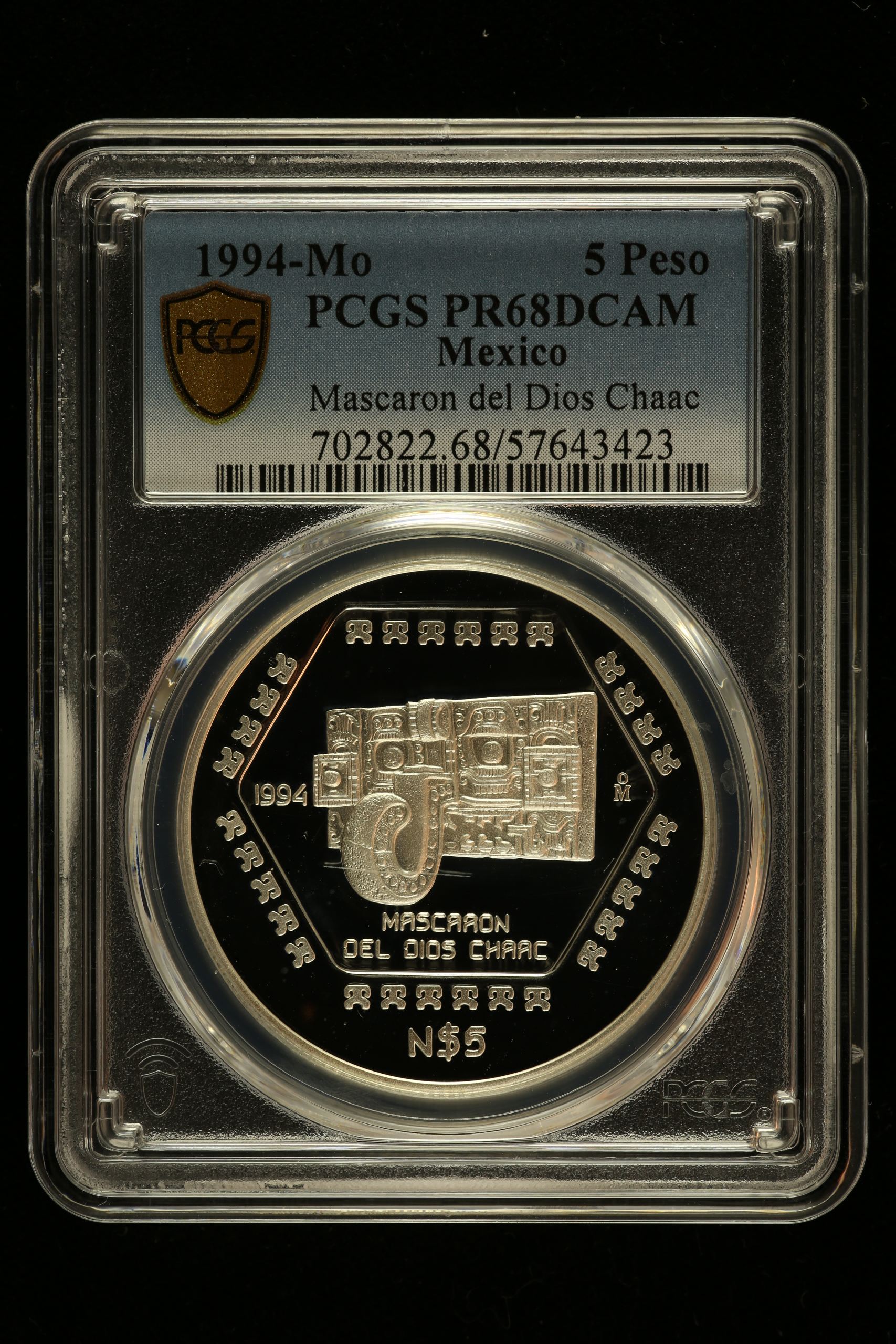 Modern Silver & Minors 5 Peso 1994 Mo PCGS PR68DCAM 0150463