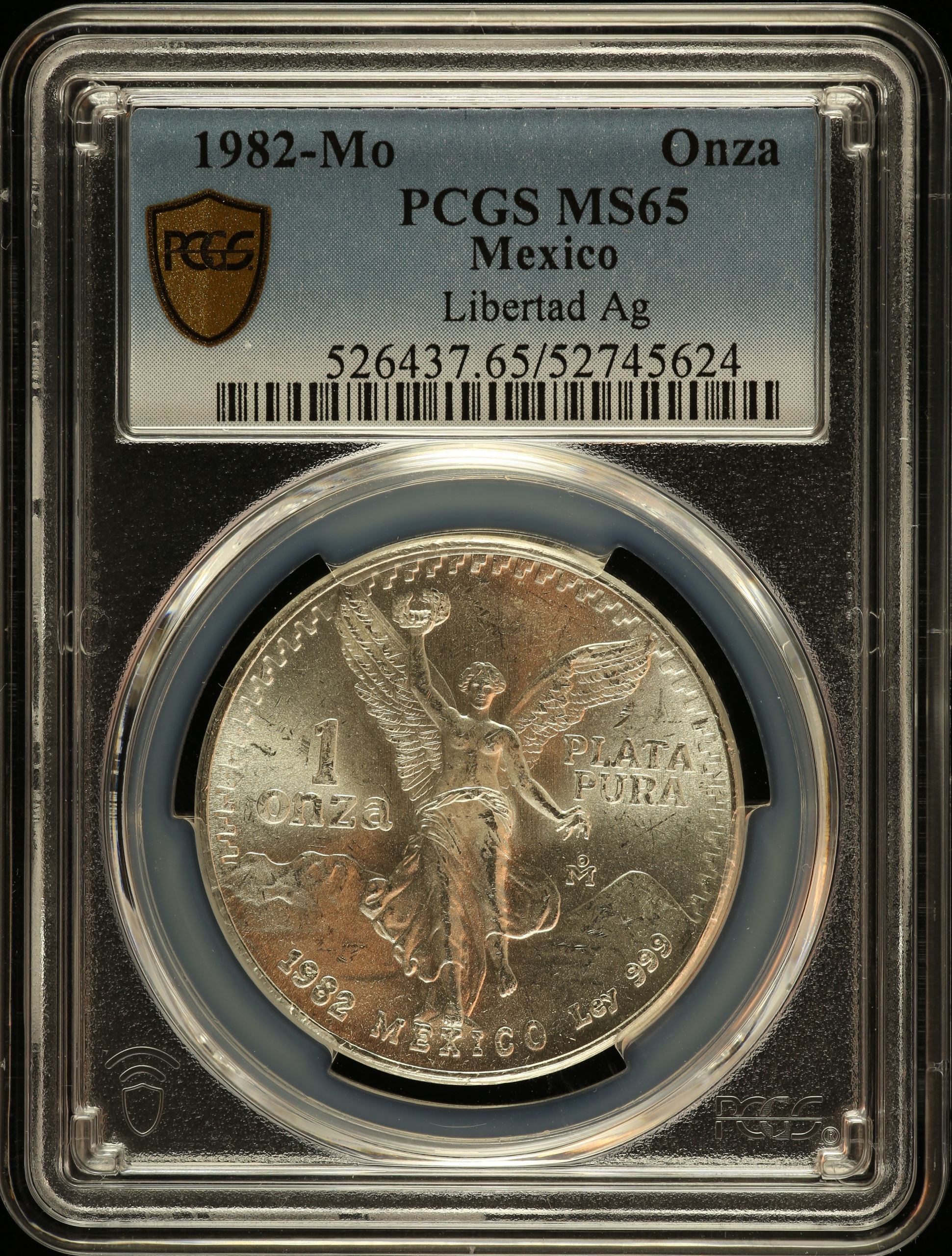 Modern Silver & Minors Onza 1982 Mo PCGS MS65 0149918