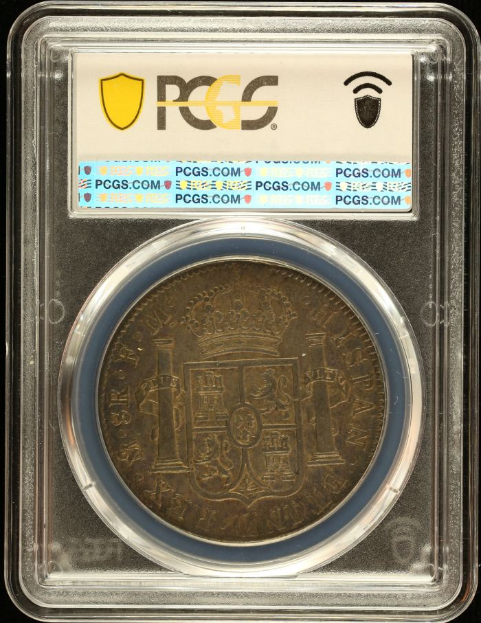 Mexico City 8 Reales 1789 Mo FM Calico-950 PCGS AU55 0151017Mexico City 8 Reales 1789 Mo FM Calico-950 PCGS AU55 0151017 - Image 2