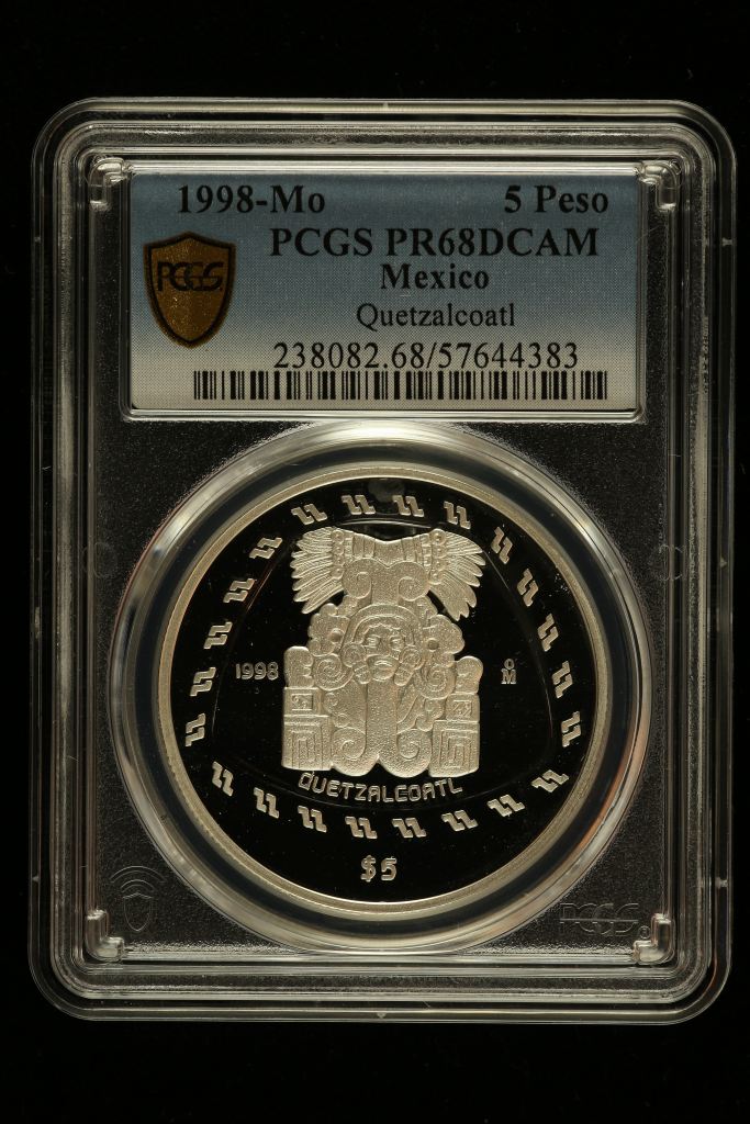 Modern Silver & Minors 5 Peso 1998 Mo PCGS PR68DCAM 0150464