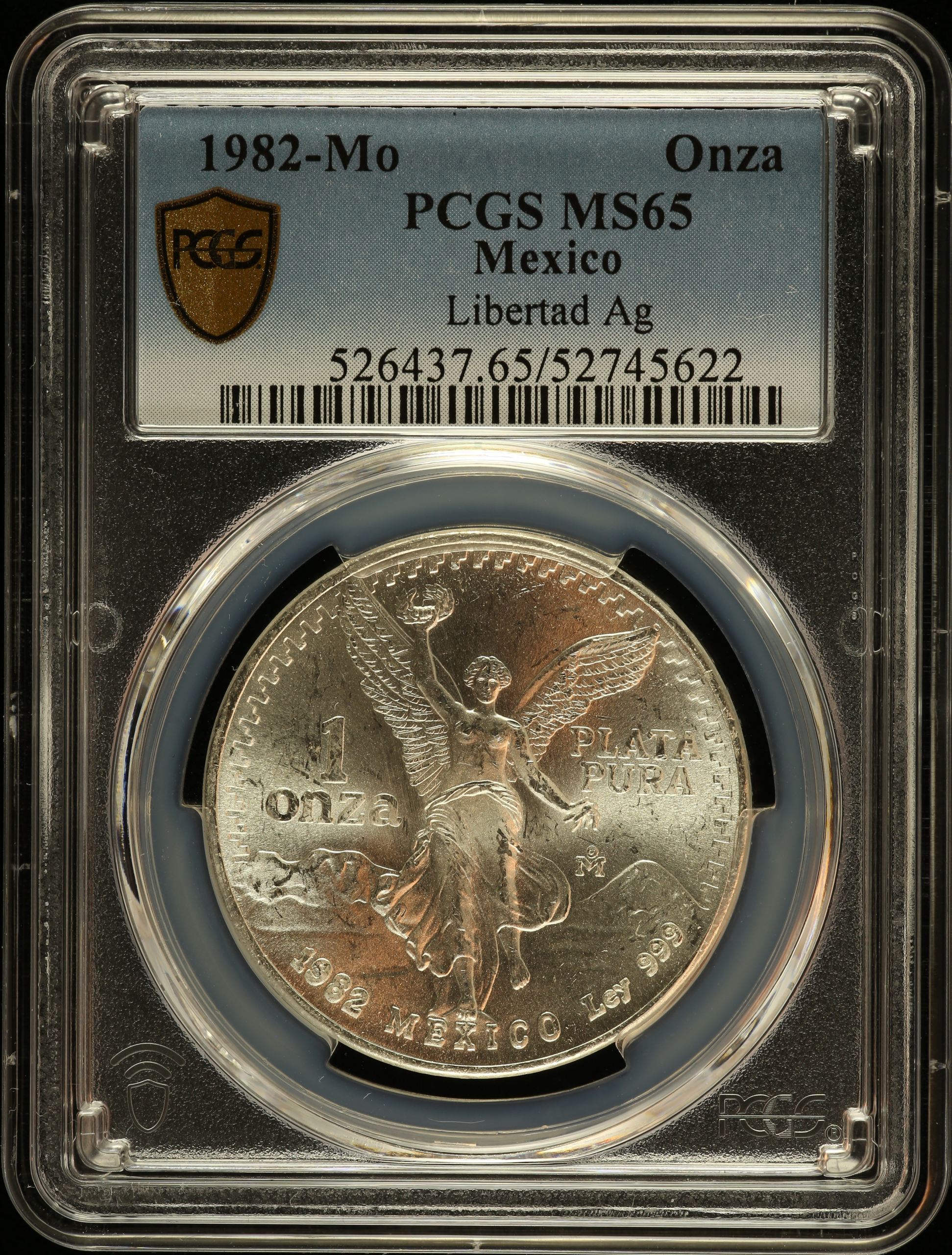 Modern Silver & Minors Onza 1982 Mo PCGS MS65 0149919