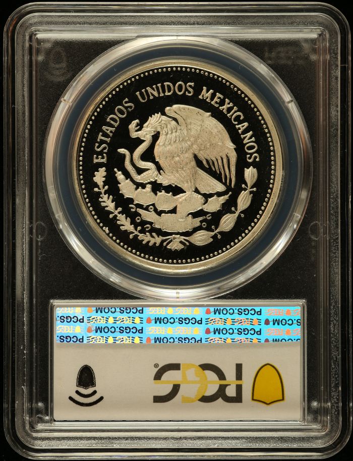 Modern Silver & Minors 100 Peso 1986 Mo KM-524 PCGS PR68DCAM 0150748Modern Silver & Minors 100 Peso 1986 Mo KM-524 PCGS PR68DCAM 0150748 - Image 2