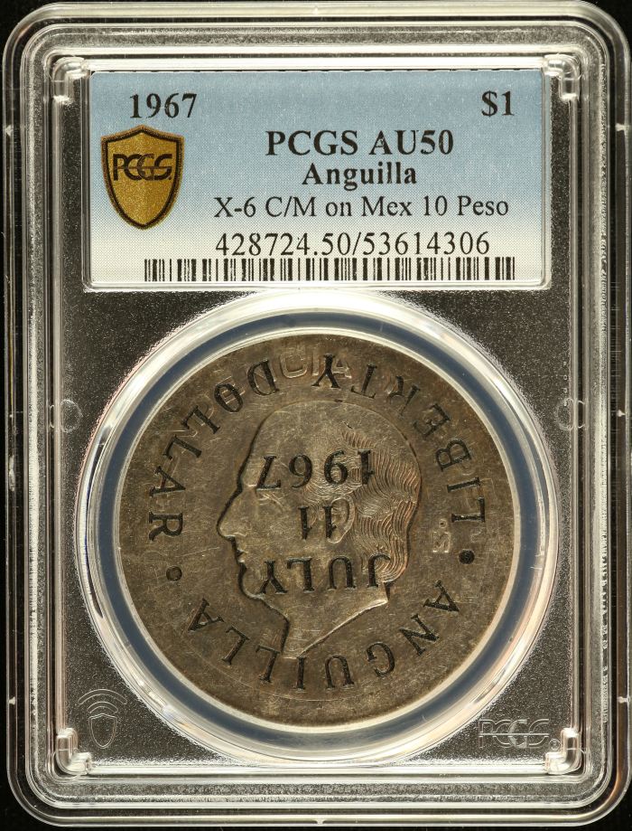 Other Anguilla Liberty Dollar 1967 PCGS AU50 0151578Other Anguilla Liberty Dollar 1967 PCGS AU50 0151578