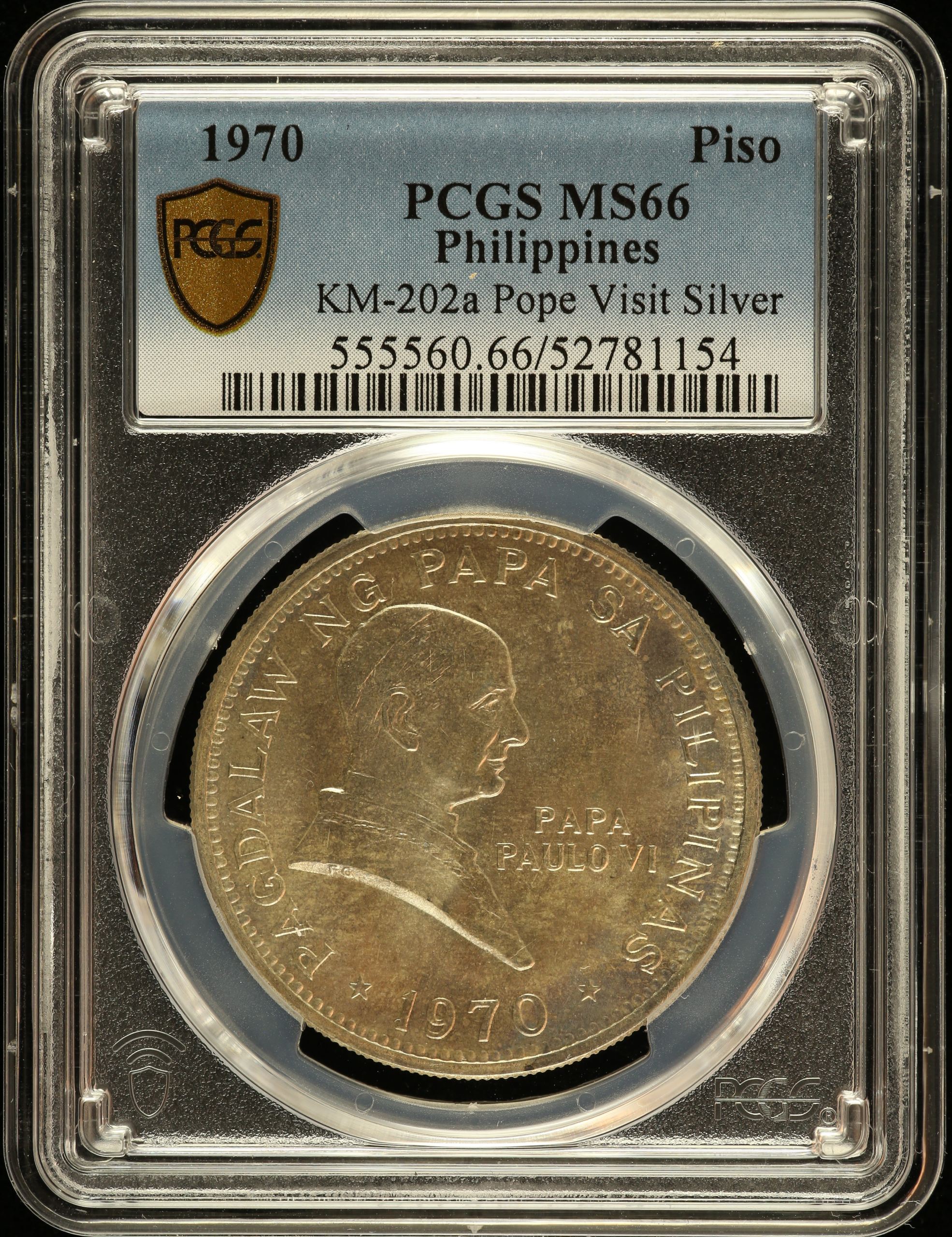 Philippines Piso 1970 KM-202a PCGS MS66 0150222