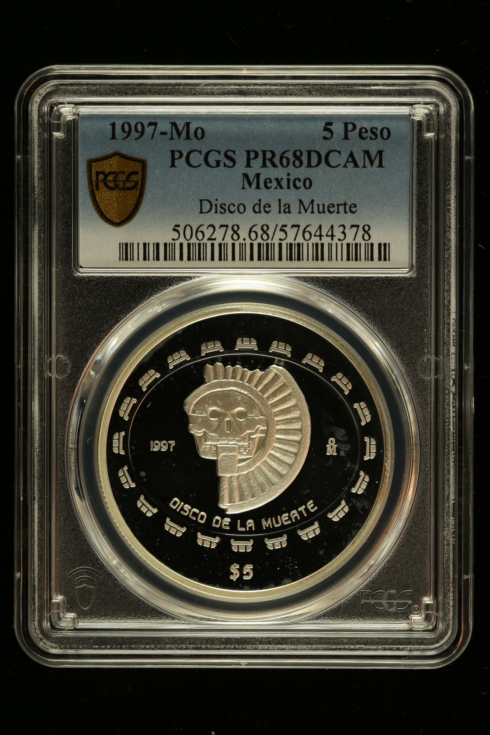 Modern Silver & Minors 5 Peso 1997 Mo PCGS PR68DCAM 0150468