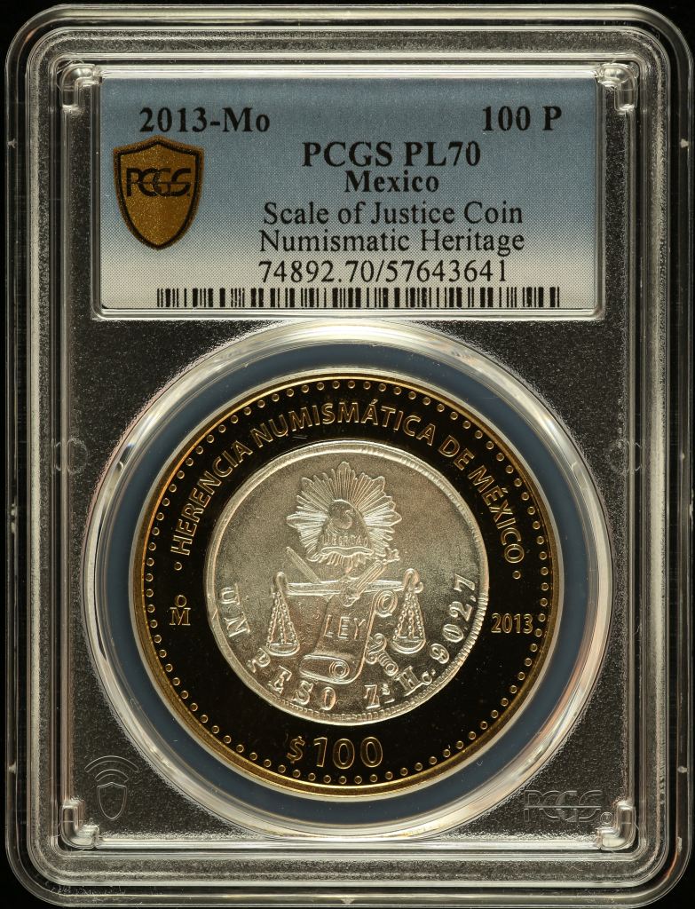 Modern Silver & Minors 100 Peso 2013 Mo PCGS PL70 0150569