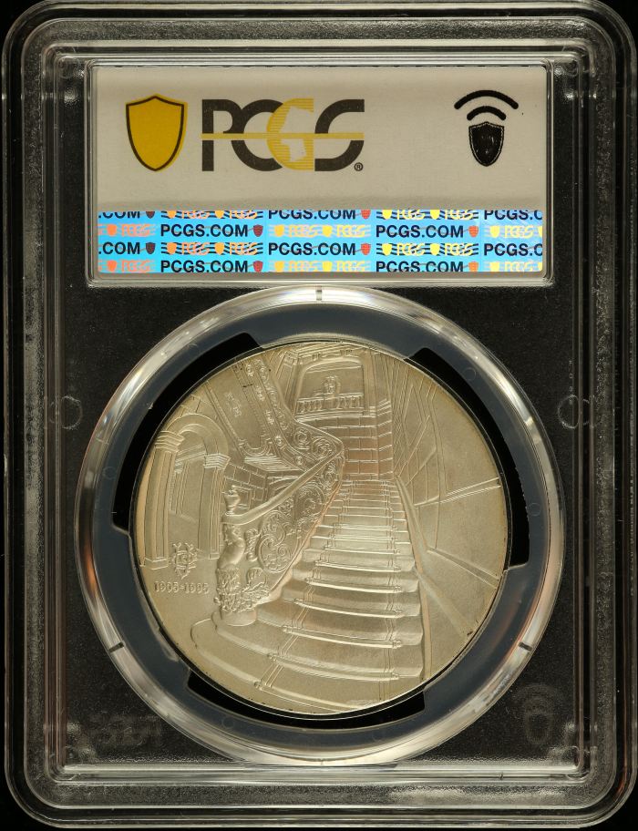 Medals & Tokens University Club of Mexico 90th Anniversary Silver Medal 1995 Mo PCGS MS69 0150780Medals & Tokens University Club of Mexico 90th Anniversary Silver Medal 1995 Mo PCGS MS69 0150780 - Image 2