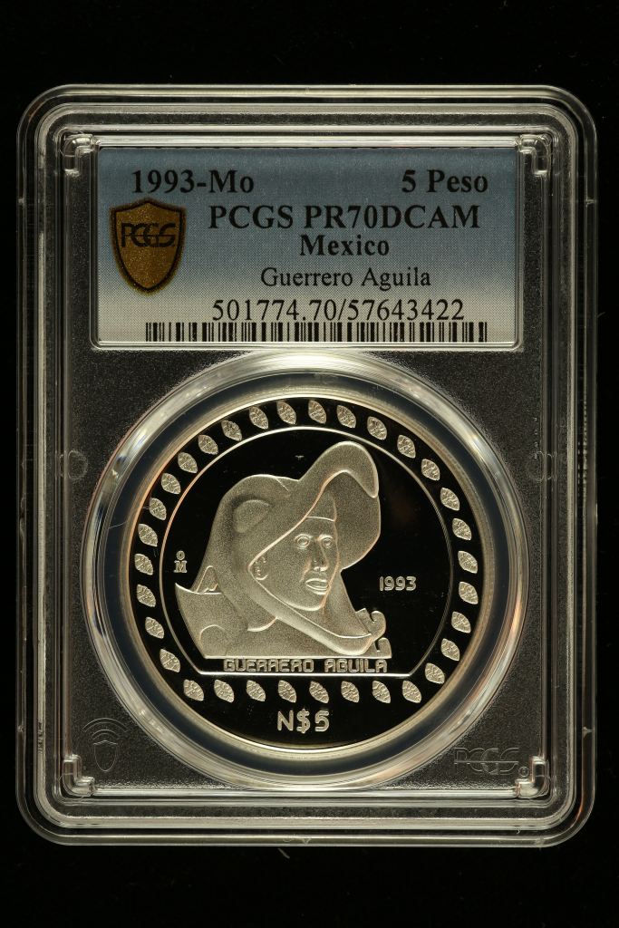 Modern Silver & Minors 5 Peso 1993 Mo PCGS PR70DCAM 0150469