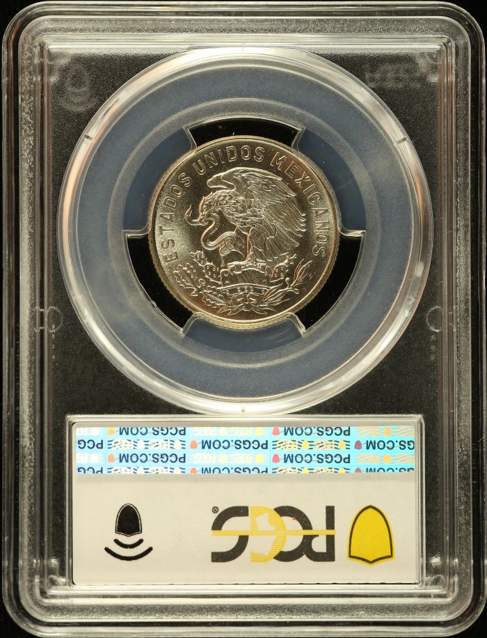 Modern Silver & Minors 20 Centavo 1955 Mo PCGS MS66RD 0151283Modern Silver & Minors 20 Centavo 1955 Mo PCGS MS66RD 0151283 - Image 2