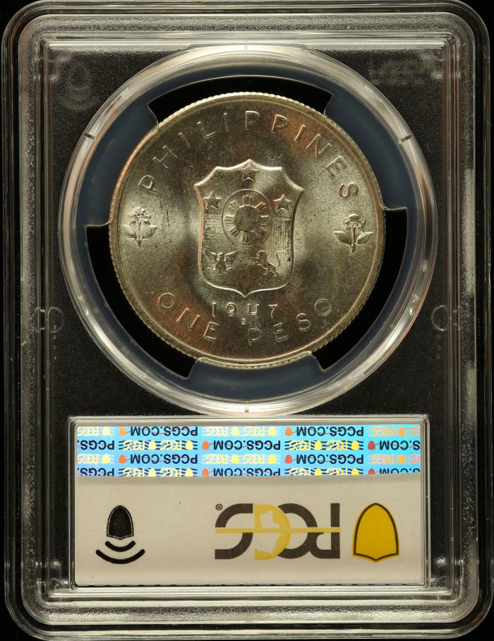 Philippines Peso 1947 S PCGS MS65 0150226Philippines Peso 1947 S PCGS MS65 0150226 - Image 2