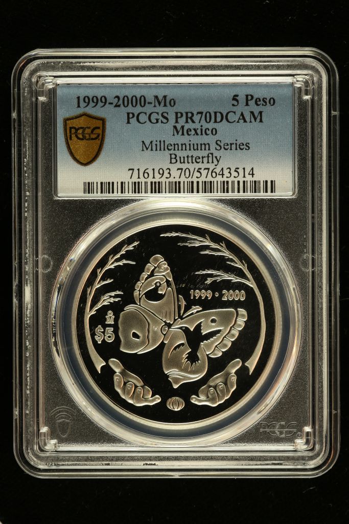Modern Silver & Minors 5 Peso 1999-2000 Mo PCGS PR70DCAM 0150471