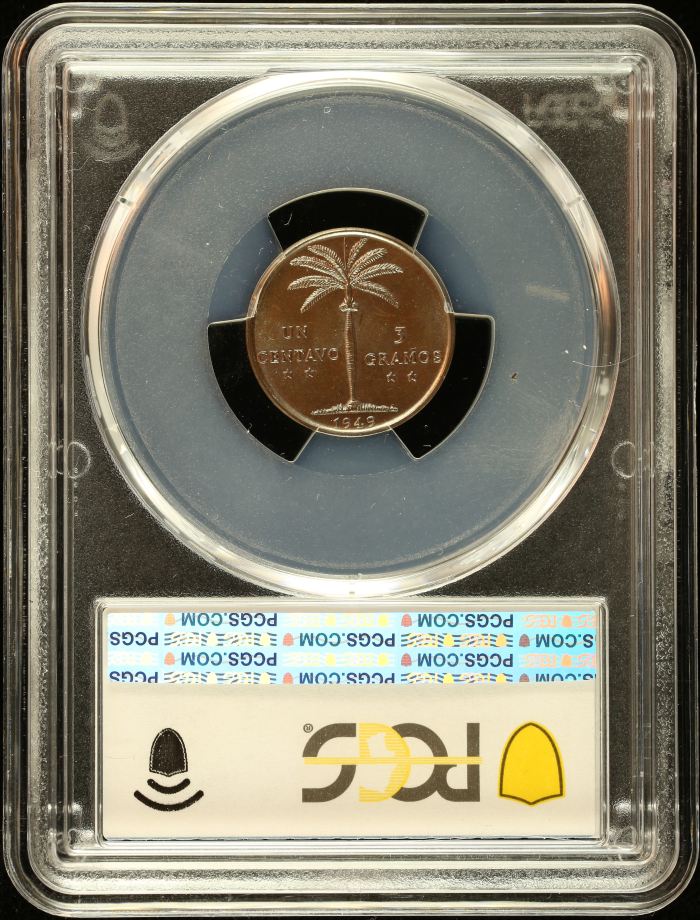 Dominican Republic Centavo 1949 PCGS MS64BN 0151032Dominican Republic Centavo 1949 PCGS MS64BN 0151032 - Image 2