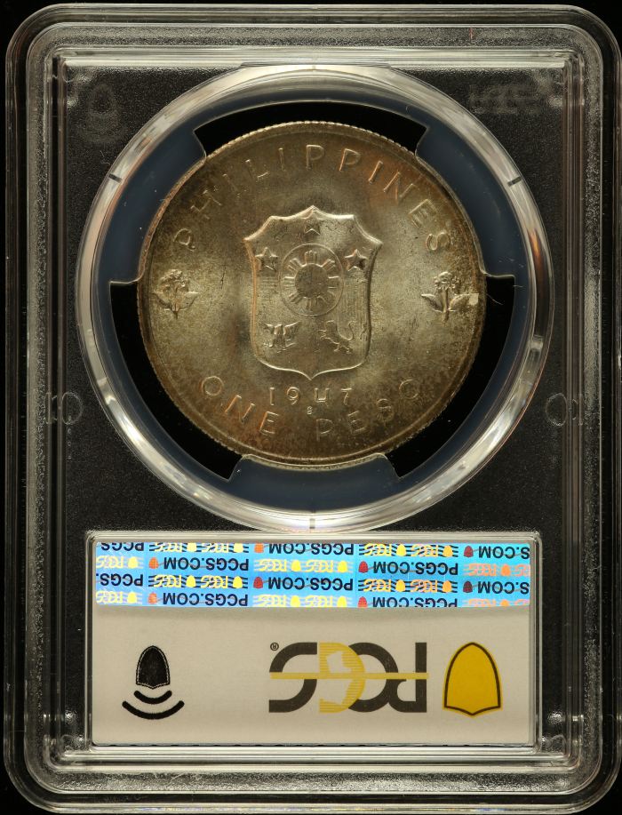 Philippines Peso 1947 S PCGS MS65 0150227Philippines Peso 1947 S PCGS MS65 0150227 - Image 2